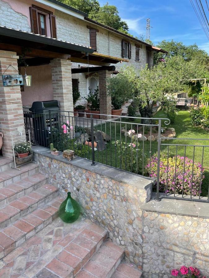 B&B Il Poggetto Serra SantʼAbbondio Buitenkant foto