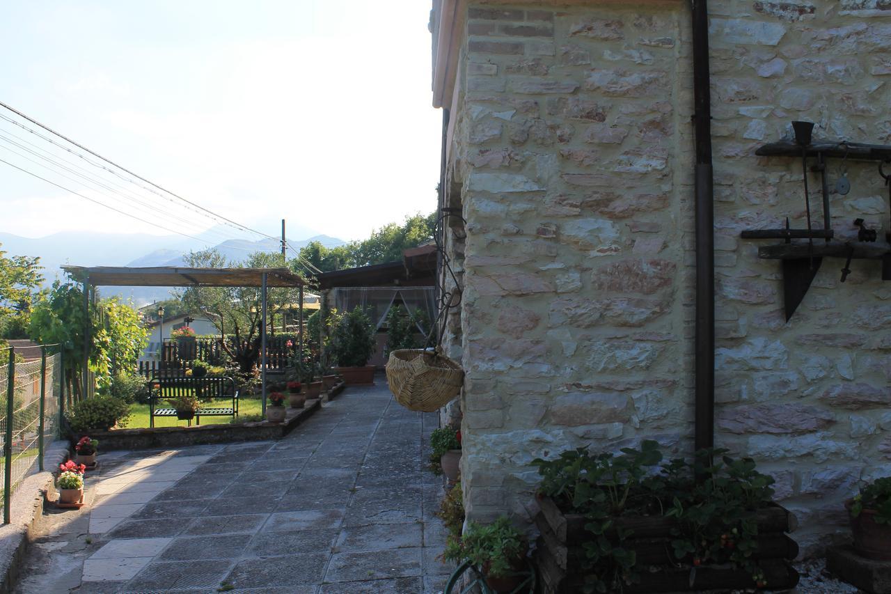 B&B Il Poggetto Serra SantʼAbbondio Buitenkant foto